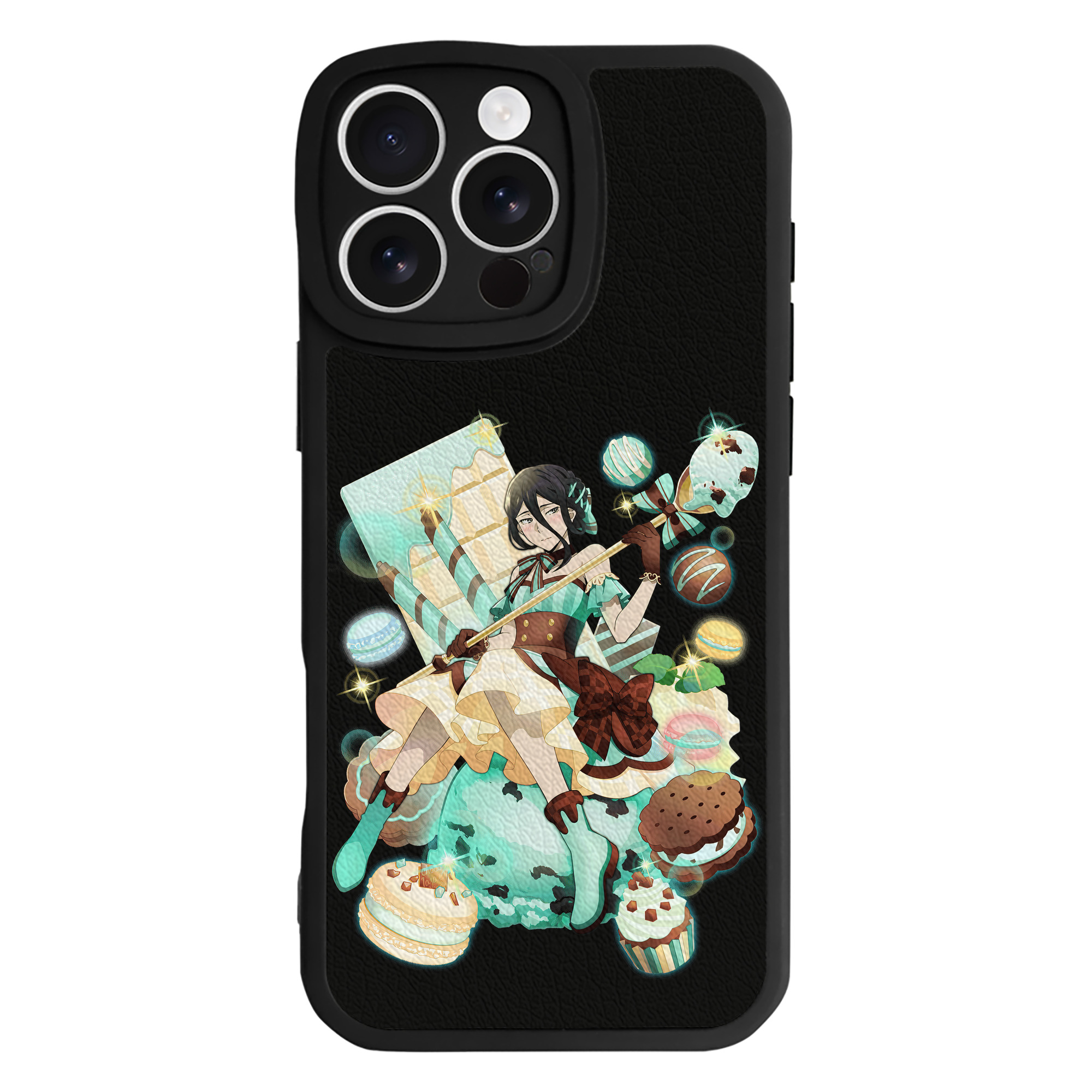 （画像用） 文豪ストレイドッグス Bungo Stray Dogs 【iPhone 16シリーズ対応】シリコンスマホケース（レザー調） 材質：シリコン